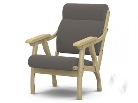 Кресло Вега-10 (бесцветный лак/ULTRA STONE) в Мазульском - mazulskij.katalogmebeli.com | фото
