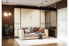 Шкаф-кровать с диваном Злата в Мазульском - mazulskij.katalogmebeli.com | фото